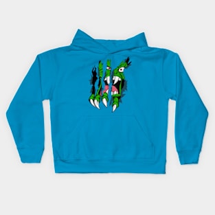 TEAR IT UP, Monster ripping through Kids Hoodie